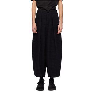 YMC  Black pinstripe Deadbeat trousers. Size XS.